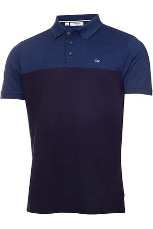 Calvin Klein Marineblå Ensfarvet Polo-skjorterM