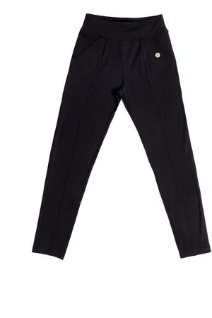 Danskin Høj talje Sort Leggings Med Lommer7 - 8 år (122 - 128cm)