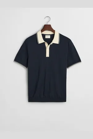 GANT 100% Cotton Short Sleeve Modal Blend Polo Shirtxlarge