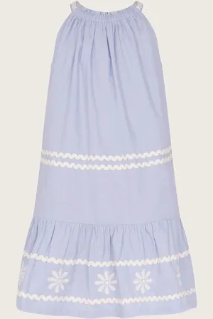Monsoon Amalfi Floral Ricrac Sleeveless Dress146152cm
