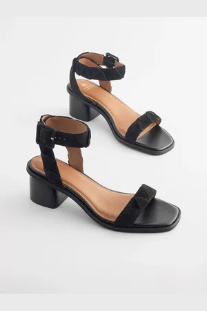 Next Forever Comfort Læder Low Block hæle Sandaler