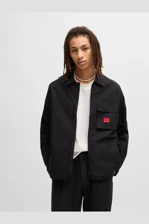 HUGO BOSS Cotton Zip-Up OvershirtXXL