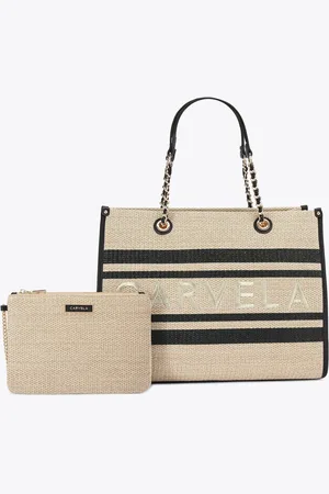 Carvela Sorrento Raffia Black Tote Bagen