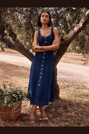 Forever New 100% Cotton Aida Midi Dress36