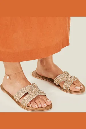 Accessorize Beaded Bella Bred pasform sandaler