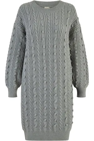 Yumi Cable Knit Tunic DressM-L