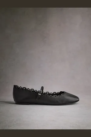 Next Tabitha Simmons Elfie Læder Scalloped Mary Jane Sko