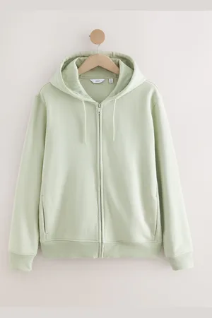 Next Bomuldsrig Jersey Zip Up HættetrøjeSmall