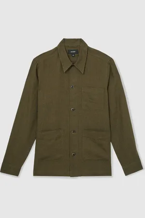 Reiss Porto Linen Worker JacketSmall