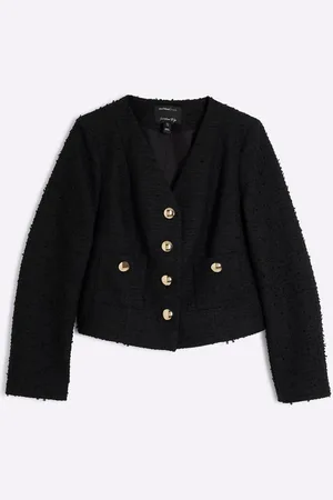 River Island Pocket Boucle Jacket42