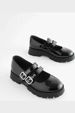 Next Chunky Double Buckle Mary Jane School Shoes