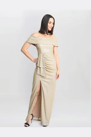 Gina Bacconi Trudy Bardot Wrap Kjole42