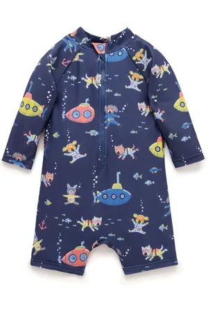 Purebaby Submarine Langærmet Swim Sunsuit2 år (92cm)