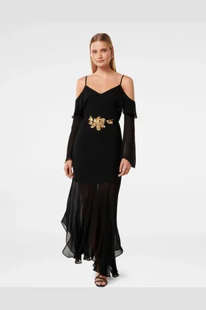 Forever New Astrid Boho Ruffle Maxi Dress40