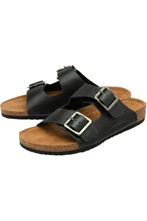 Dunlop Twin Buckle Footbed Mens Mules