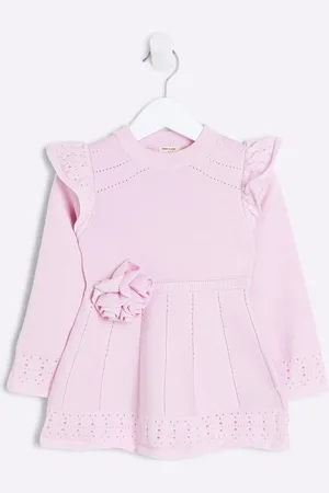 River Island Girls Rose Flippy Dress8692cm