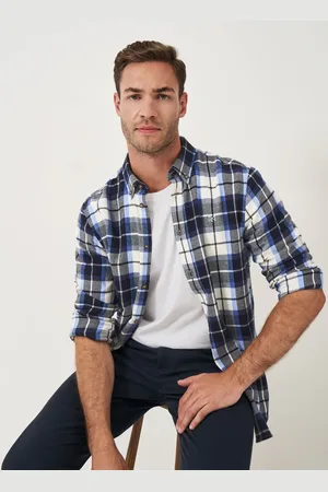 J.Crew 100% Cotton Multicheck Brushed Twill ShirtS
