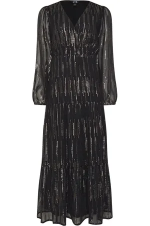 Long Tall Sally Jacquard Langærmet Kjole36 Høj
