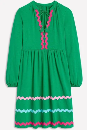 Boden 100% Cotton Corinna Ric Rac Jersey Dress46
