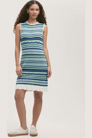 Finery London Zendaya Knitted Striped Sleeveless Dress42