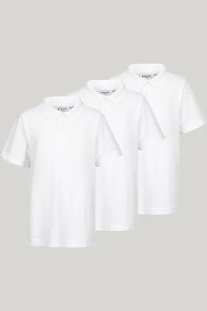 Trutex Unisex 3 Pakke Kortærmet Skolepoloskjorter14 år (164cm)