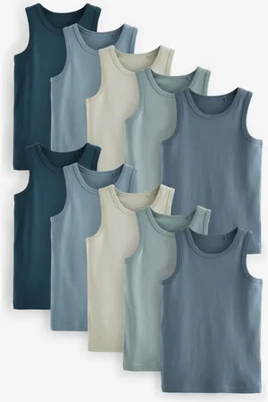 Next 100% bomuldsveste 10 pakke (1.5-16år)3 - 4 år (98 - 104cm)