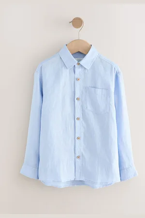 Next Long Sleeve 100% Linen Shirt (3-16yrs)4 år (104cm)