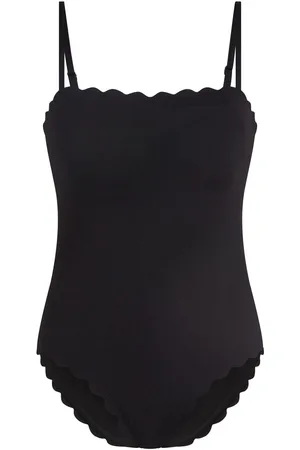 Hunkemöller Hunkemöller Shaping Bandeau Scallop Black Swimsuit2X-Large
