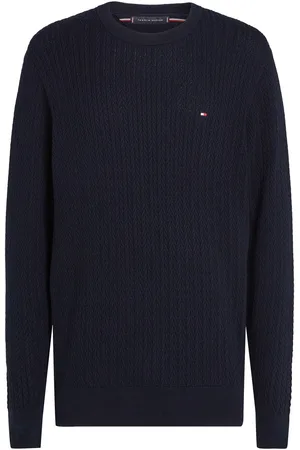 Tommy Hilfiger 100% Cotton Herringbone Crew Neck JumperXXL