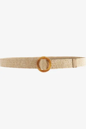 Next Skinny Raffia bælteS