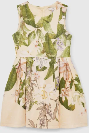 Reiss Trinny Floral Scuba Sleeveless Dress116122cm