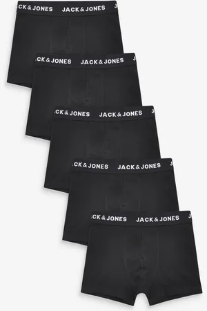 JACK & JONES Black Boxers 5 Pack16 år (176cm)