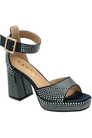 Ravel Satin Heeled Sandals