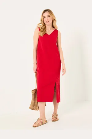 Fat Face FatFace Linen Midi Dress36kort