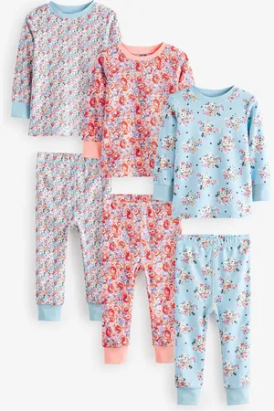 Next Cath Kidston Floral 100% Cotton Pyjamas 3 Pack9298cm