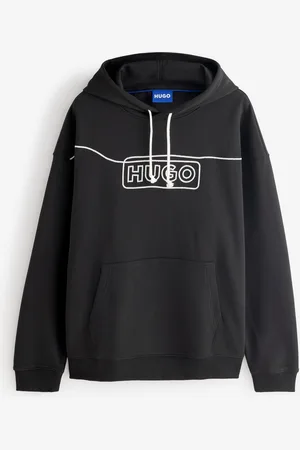 HUGO BOSS Chain Stitch Logo 100% Cotton Terry HoodieS