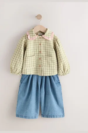 Next Shirt & Denim Trousers Set (3mths-7yrs)5 - 6 år (110 - 116cm)