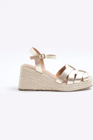 River Island Woven Wedges Sandals