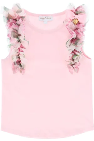 Angels Face Pink Toni Ruffle Top116122cm