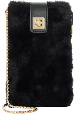 Dune Snug Faux Fur Phone Cross-Body BagEn