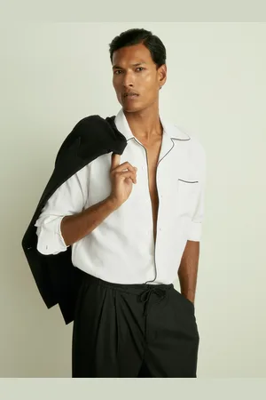 Reiss Aperitif Cocktail-Jacquard Faille ShirtM