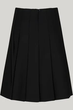 Trutex Black 20" Stitch Down Permanent Pleats School Skirt (11-17 Yrs)13 år (158cm)