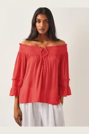 Monsoon Ava Off The Shoulder Smock TopS