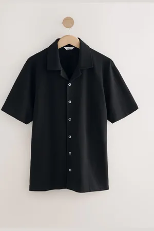 Next Cubansk krave tekstureret jersey kortærmet skjorteX-Large