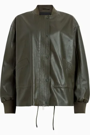 AllSaints AllSaints Sofi Leather Bomber Jacket40
