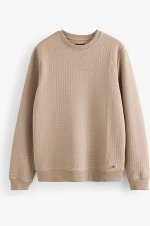 Threadbare Jacquard Textured Rund hals SweatshirtX-Large