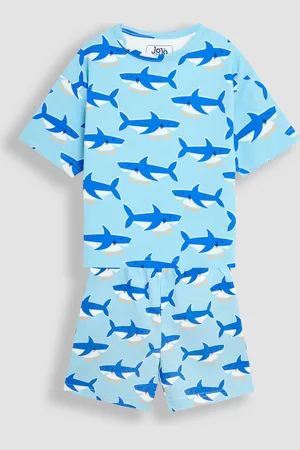 JoJo Maman Bébé Glow In The Dark Jersey Pyjamas9298cm