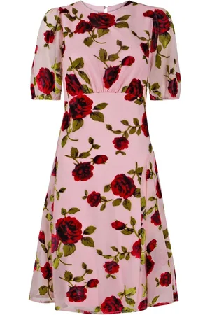 Joe Browns Vintage Inspired Devore Rose Mini Dress46