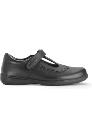 Start Rite Start-Rite Hope Black Leather T Bar School Shoes