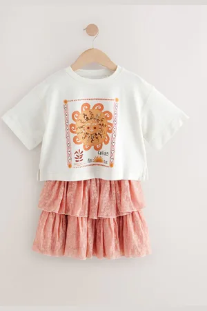 Next Pailletter Sun Top & Lace Nederdele